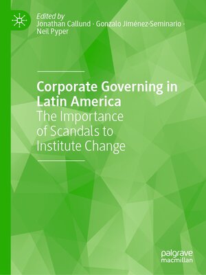 cover image of Corporate Governing in Latin America